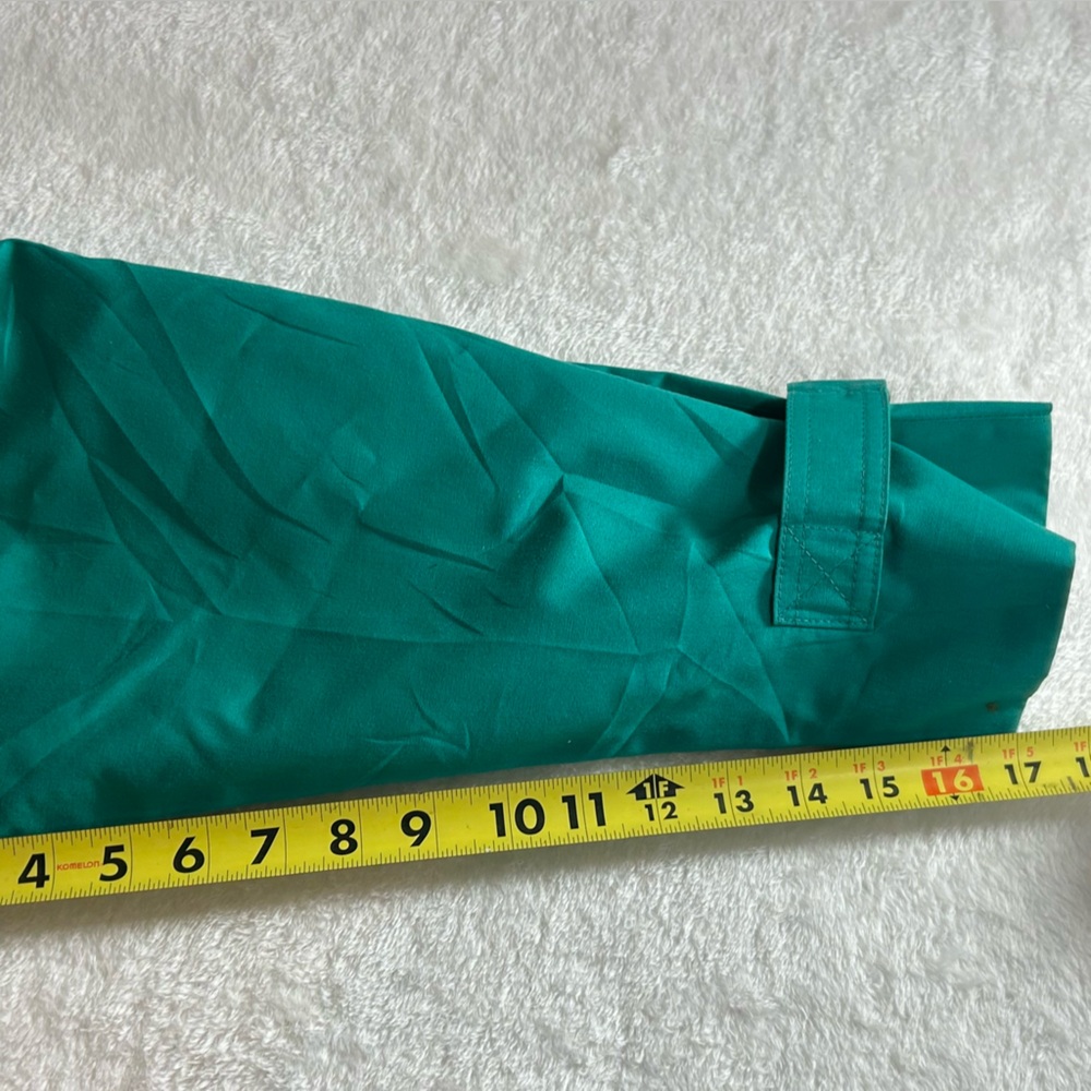 London Fog Vintage Green Women’s Trench Coat Size 14 - Picture 11 of 15